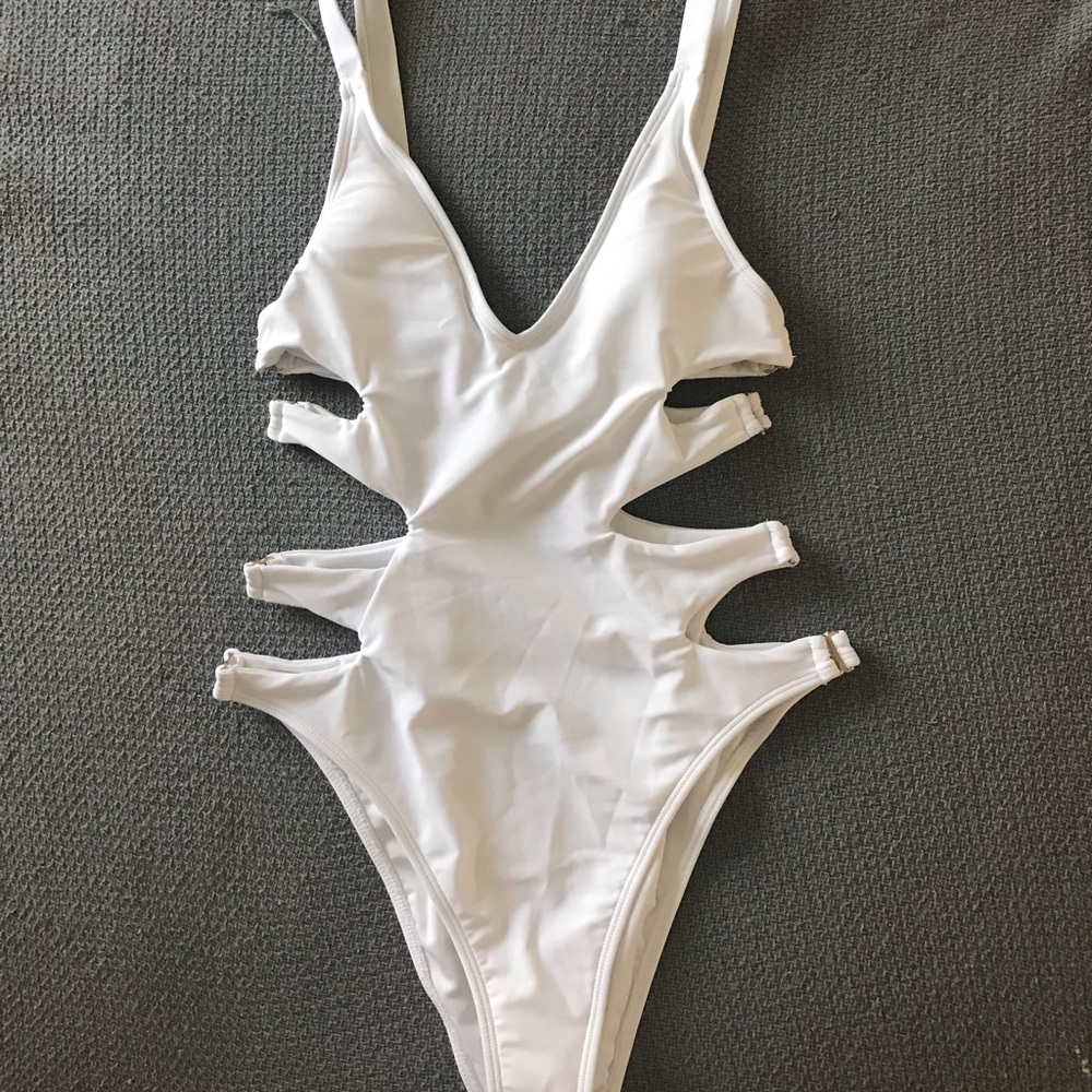 NEW!!! Forever 21 White One Piece Bathing Suit